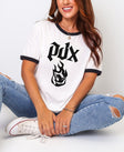 Portland Fire PDX Dark Edition Ringer T-Shirt
