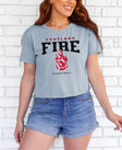 Portland Fire Varsity Edge Women's Festival Crop Top