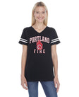 Portland Fire Victory Mode Women's V-Neck Jersey Tee