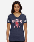 Portland Fire Victory Mode Women's V-Neck Jersey Tee