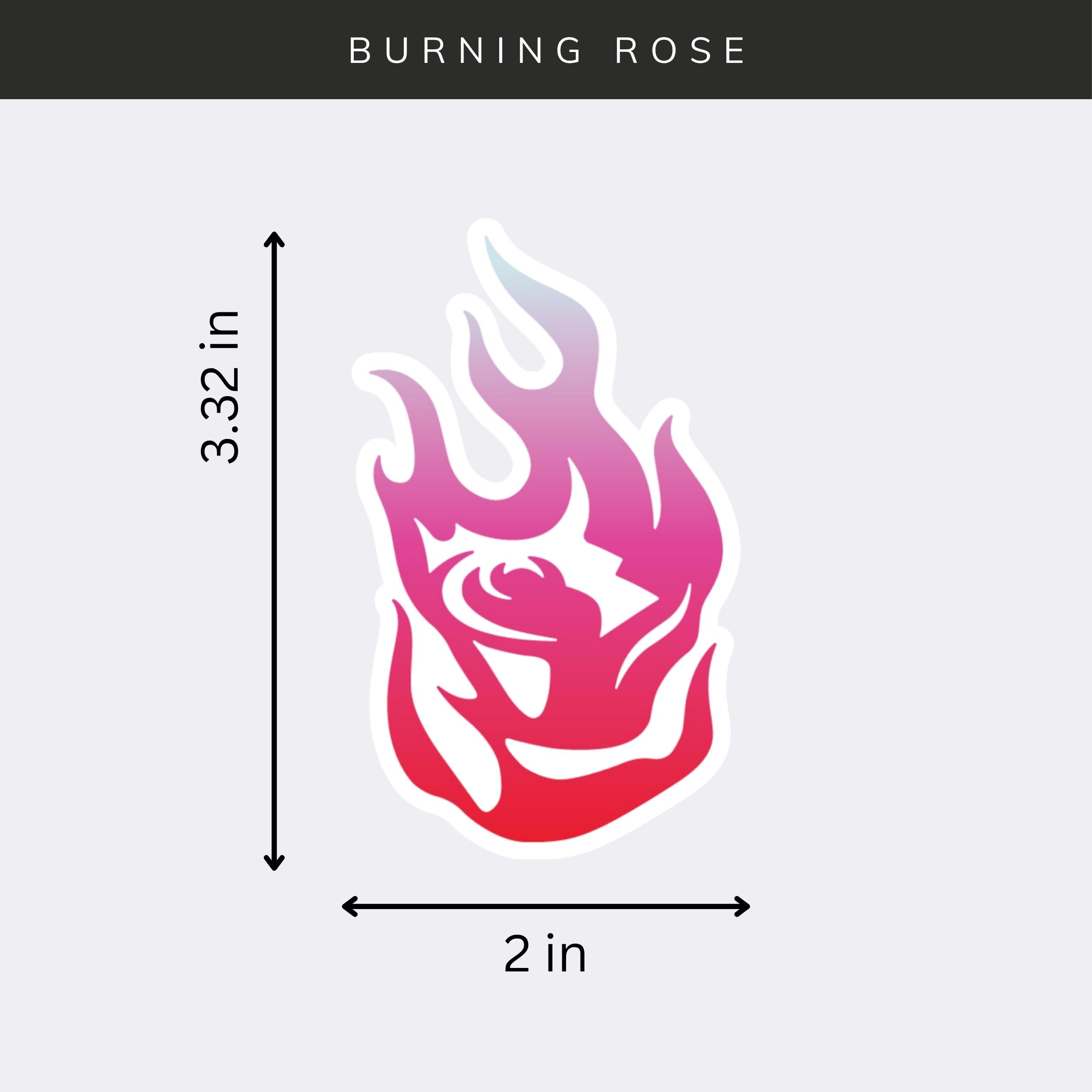 Portland Fire Sticker on light grey background