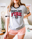 Portland Fire Basketball Rivals Ringer T-Shirt