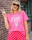 Portland Fire Blue ‘Rose on Fire’ T-Shirt