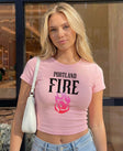 Portland Fire Global Logo Women's Baby Tee