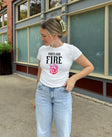 Portland Fire Global Logo Women's Baby Tee