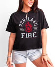 Portland Fire Heritage Women's Boxy Cropped Tee