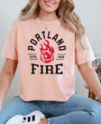 Portland Fire Heritage Women's Boxy Cropped Tee