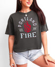 Portland Fire Heritage Women's Boxy Cropped Tee