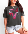 Portland Fire New Era Women's Boxy Crop Top