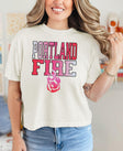 Portland Fire New Era Women's Boxy Crop Top