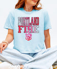 Portland Fire New Era Women's Boxy Crop Top