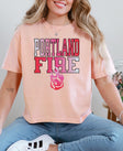 Portland Fire New Era Women's Boxy Crop Top