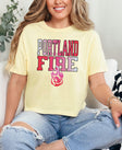 Portland Fire New Era Women's Boxy Crop Top