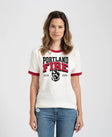 Portland Fire Rose Rivals Ringer T-Shirt