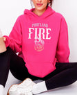 Portland Fire 'Rose on Fire' Hoodie