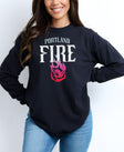 Portland Fire 'Rose on Fire' Long Sleeve Tee