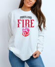 Portland Fire 'Rose on Fire' Long Sleeve Tee