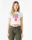 Portland Fire 'Rose on Fire' Women's Baby Tee