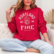 Portland Fire Vintage Hoops Crewneck Sweatshirt