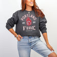 Portland Fire Vintage Hoops Crewneck Sweatshirt