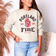 Portland Fire Vintage Hoops Crewneck Sweatshirt