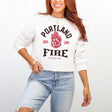 Portland Fire Vintage Hoops Crewneck Sweatshirt
