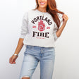 Portland Fire Vintage Hoops Crewneck Sweatshirt