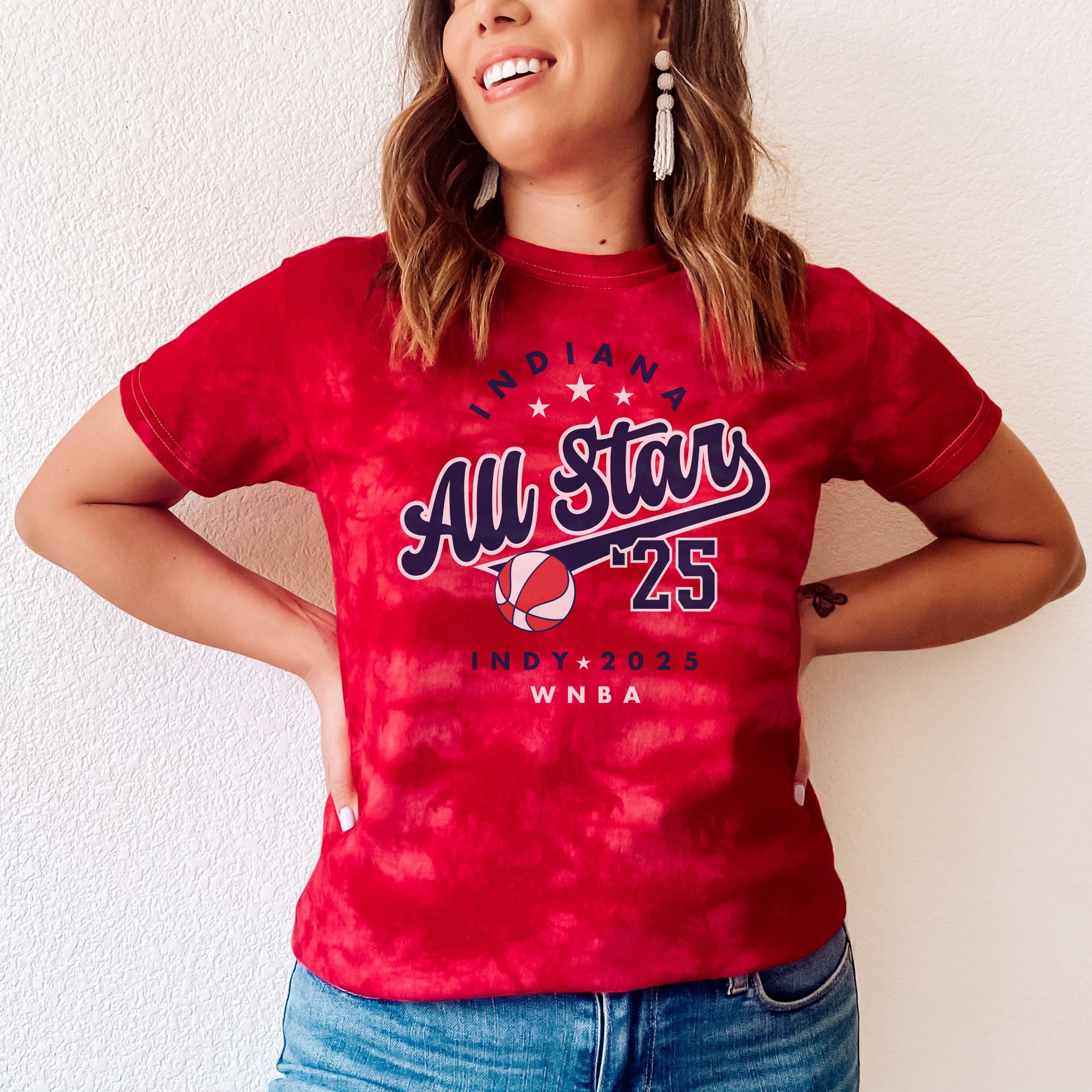 2025 WNBA All Star Game Tie-Dye T-Shirt
