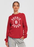 Sophie Fever 8 Jersey Fleece Crewneck
