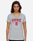 Sophie Cunningham Fever Drop Women's V-Neck Tee
