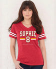 Sophie Cunningham Fever Drop Women's V-Neck Tee