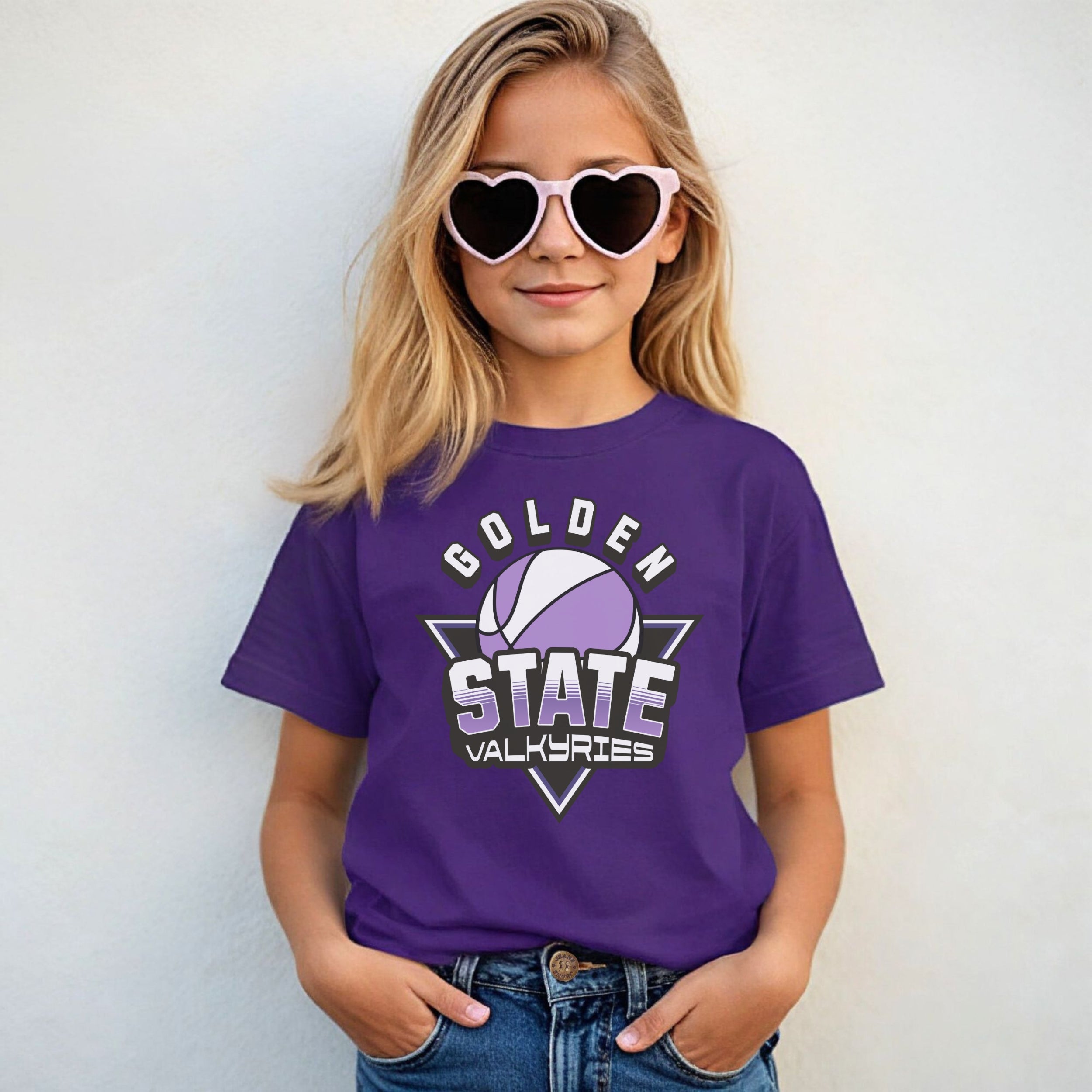Golden State Valkyries Game Day Glow Youth Tee