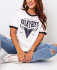 Valkyries Golden State Wings Vintage Ringer Tee