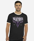 Valkyries Golden State Wings Vintage Ringer Tee
