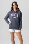 Varsity Auntie Custom Year Fleece Hoodie