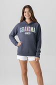 Varsity Grandma Custom Year Fleece Hoodie