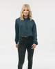all-groups Girl wearing Bella Canvas 7502 Cropped Hoodie